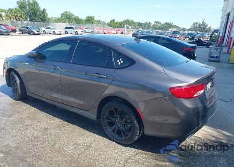 2015 Chrysler 200 S from USA, damaged, VIN 1C3CCCBG5FN706803